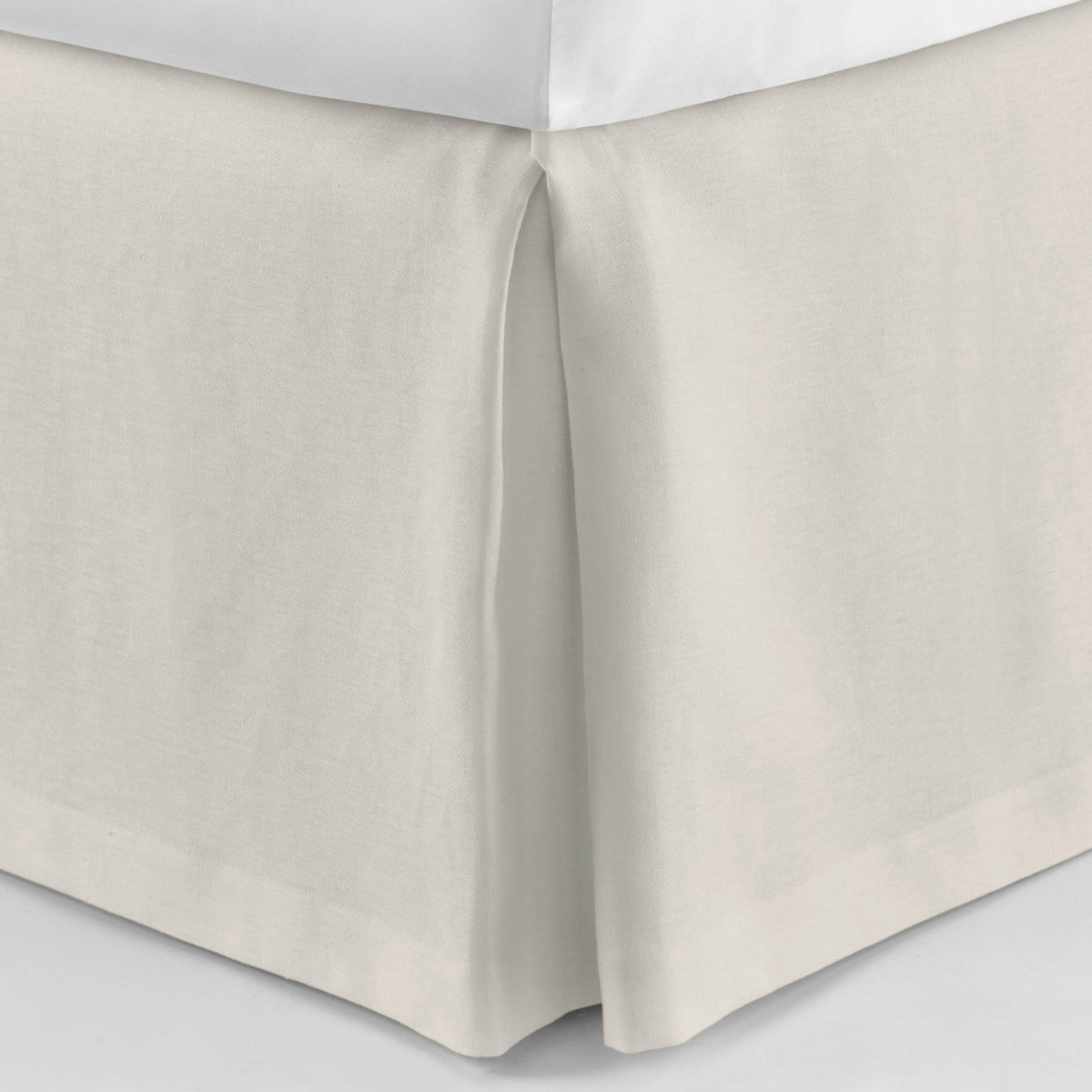Peacock Alley Mandalay Tailored Bed Skirt Platinum Fine Linens