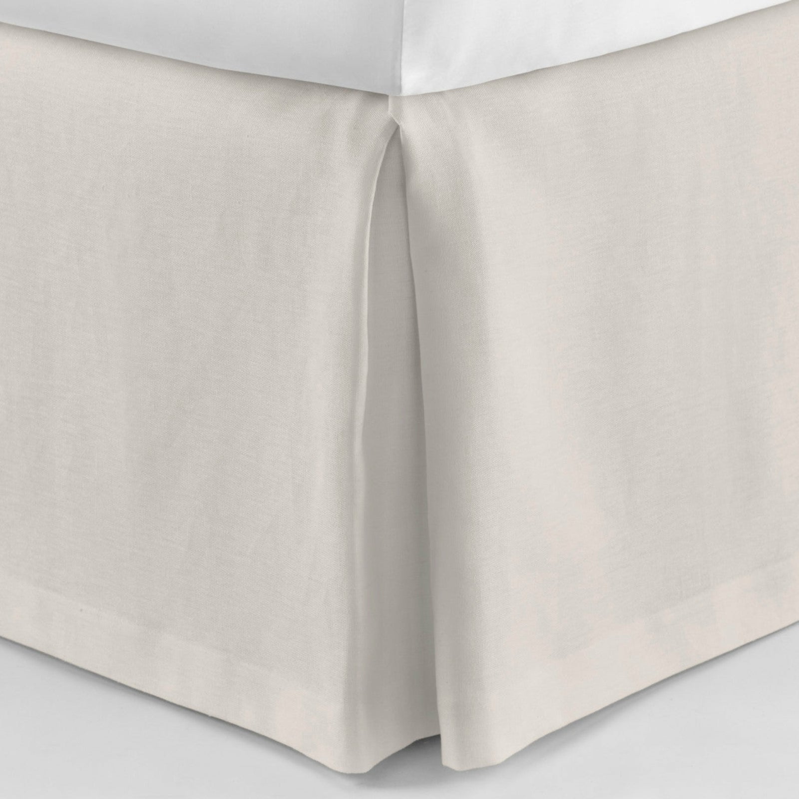 Peacock Alley Mandalay Tailored Bed Skirt Platinum Fine Linens