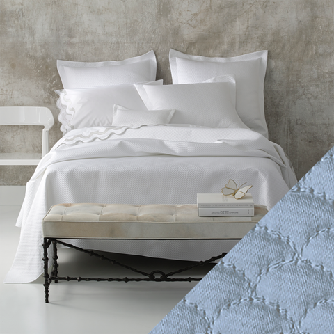 Matouk Alba Bedding - Hazy Blue featured image