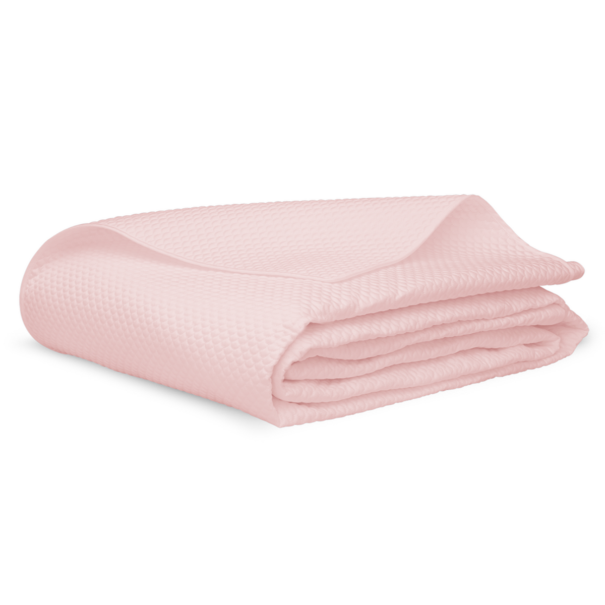 Sample Image of Matouk Alba Bedding Quilted Coverlet Sham Pink