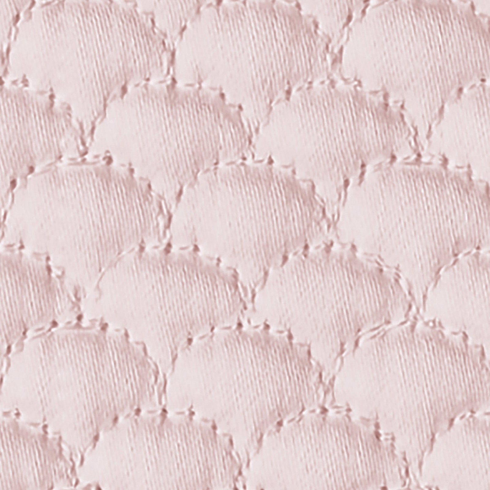 Full View of Matouk Alba Bedding with Pink Color Sample