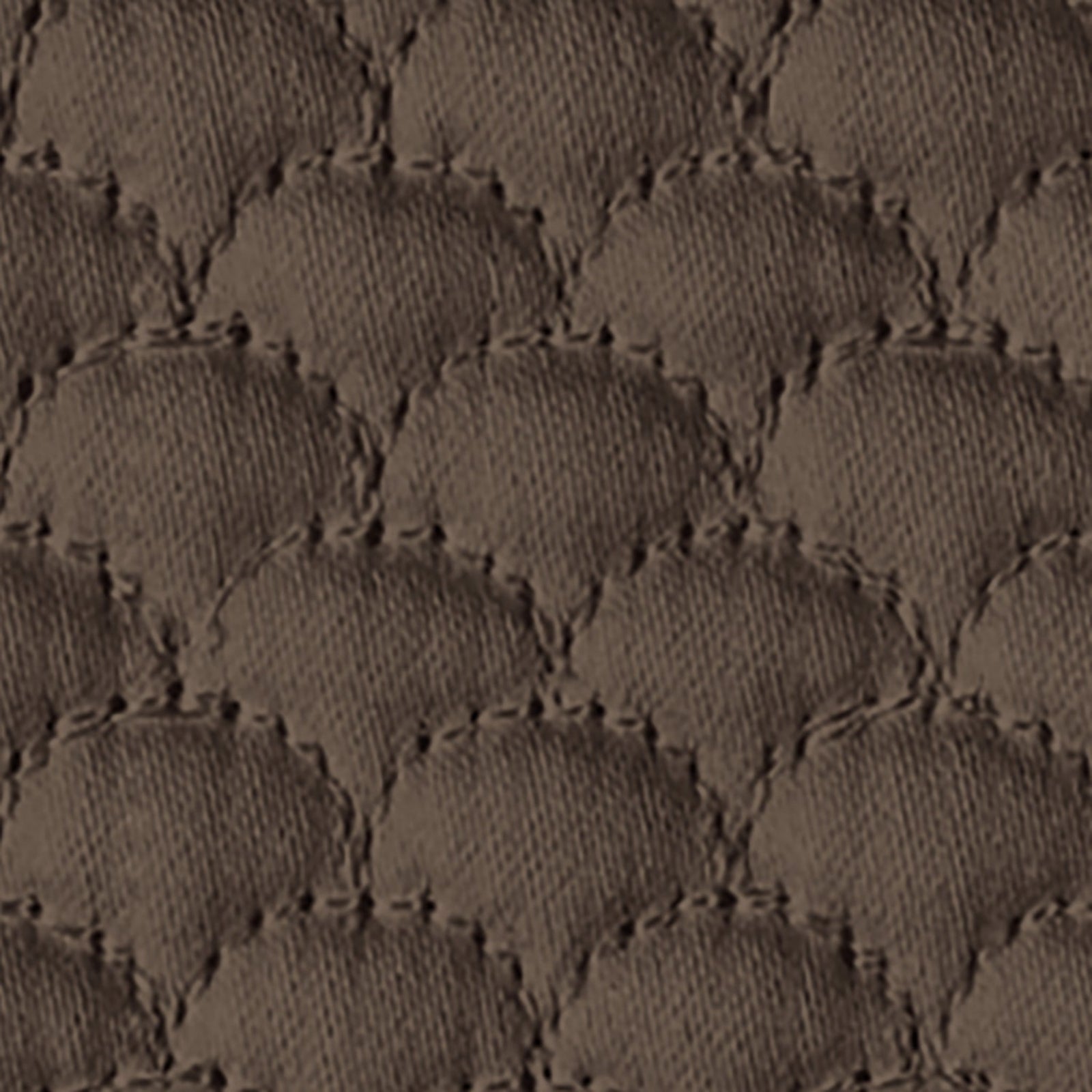 Full View of Matouk Alba Bedding with Sable Color Sample