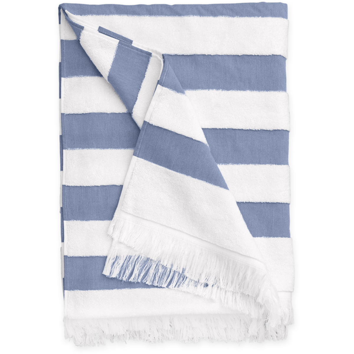 Silo Image of Matouk Amado Pool and Beach Towel in Color Navy
