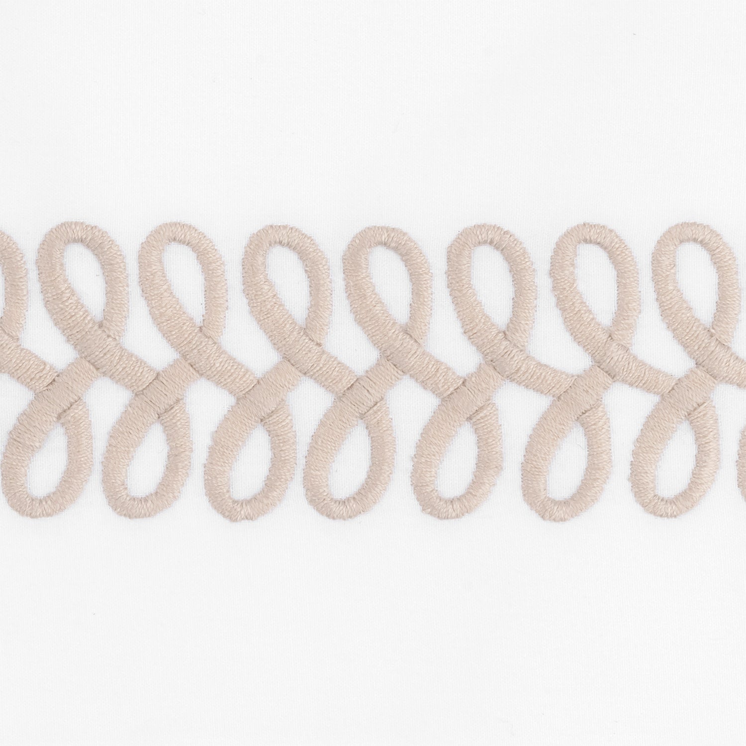 Matouk Astor Braid Tissue Box Cover Dune