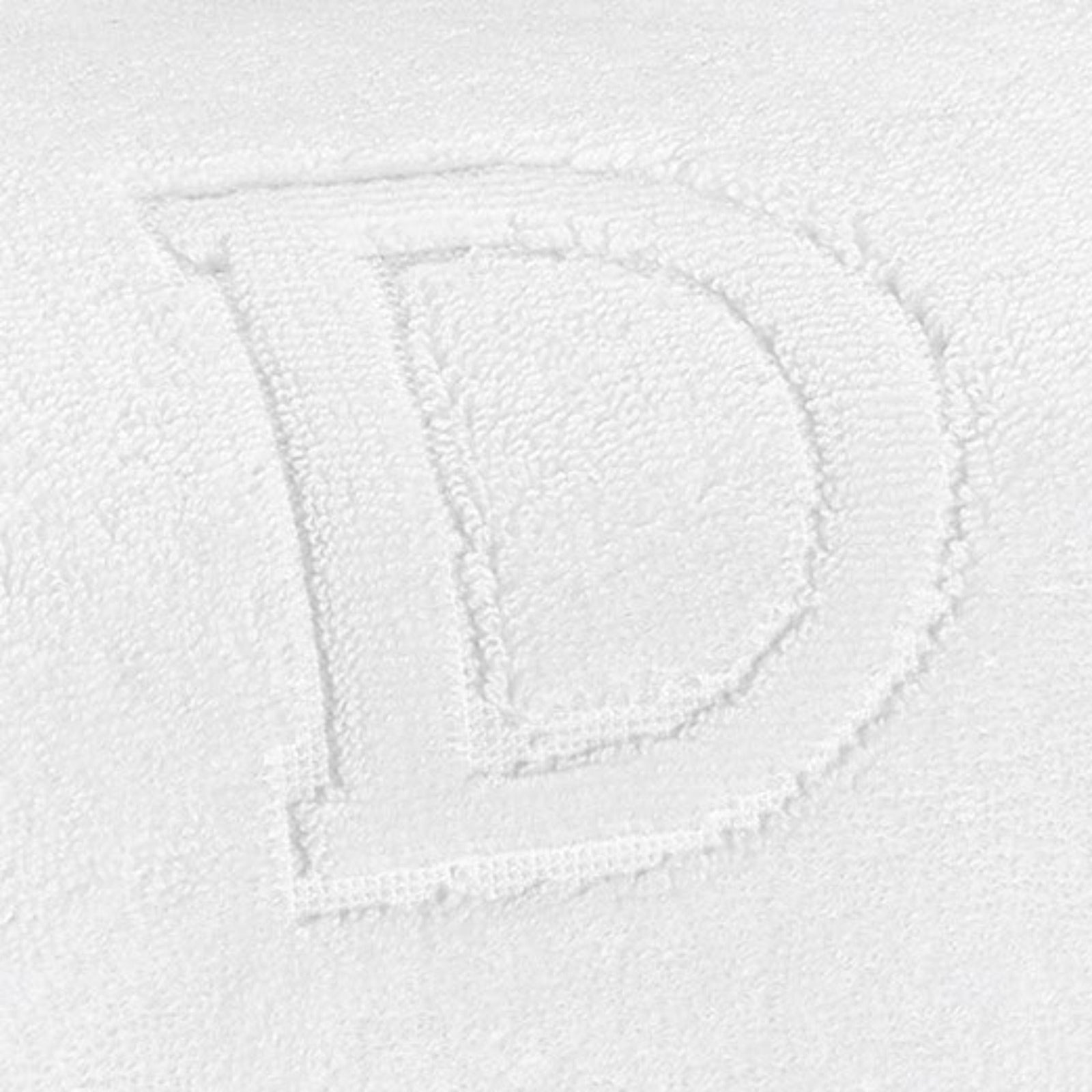 Swatch Sample of Letter D Matouk Auberge Bath Towels