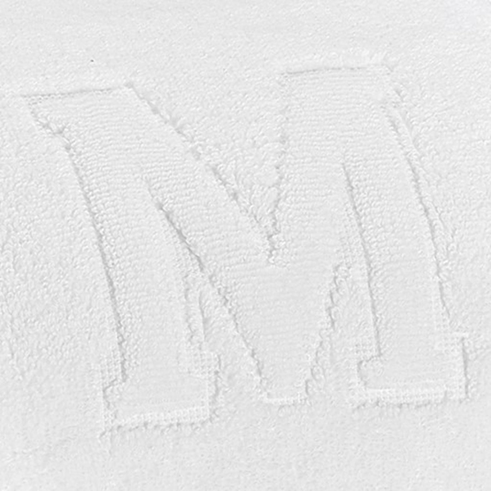 Closeup Image of Matouk Auberge Bath Towels Letter M