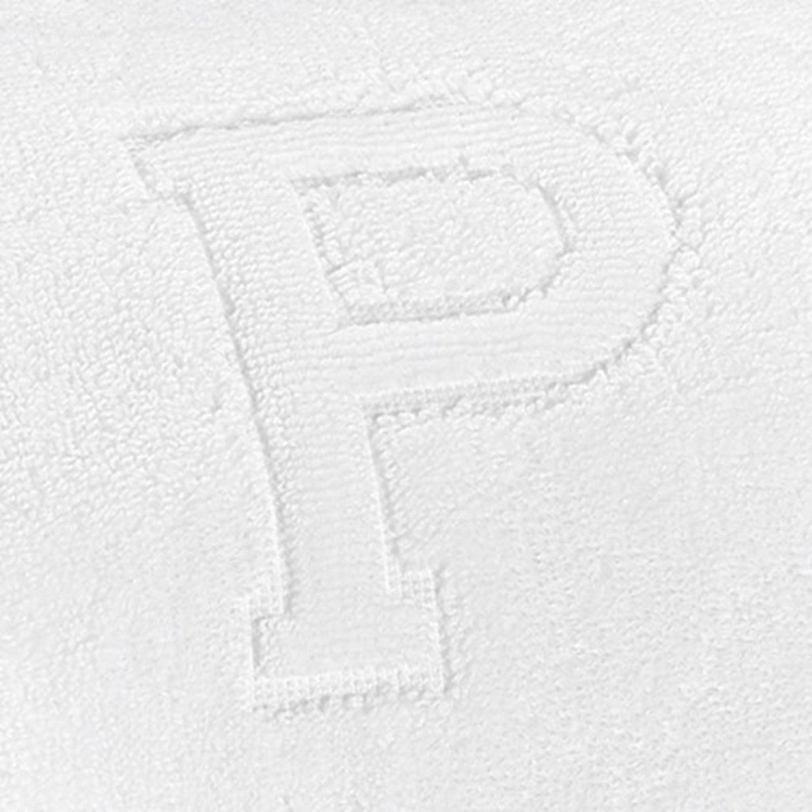 Closeup Image of Matouk Auberge Bath Towels Letter P
