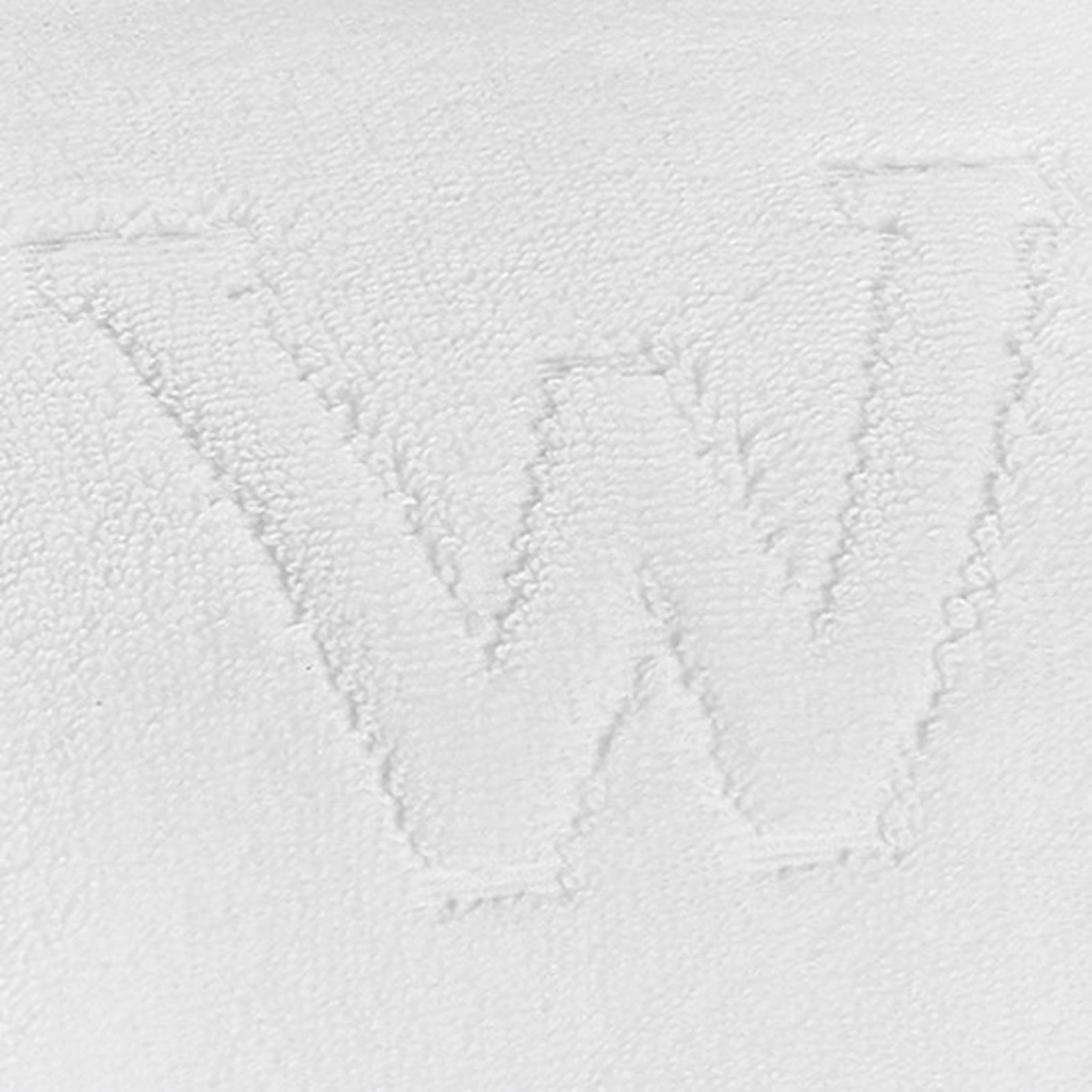 Closeup Image of Matouk Auberge Bath Towels Letter W
