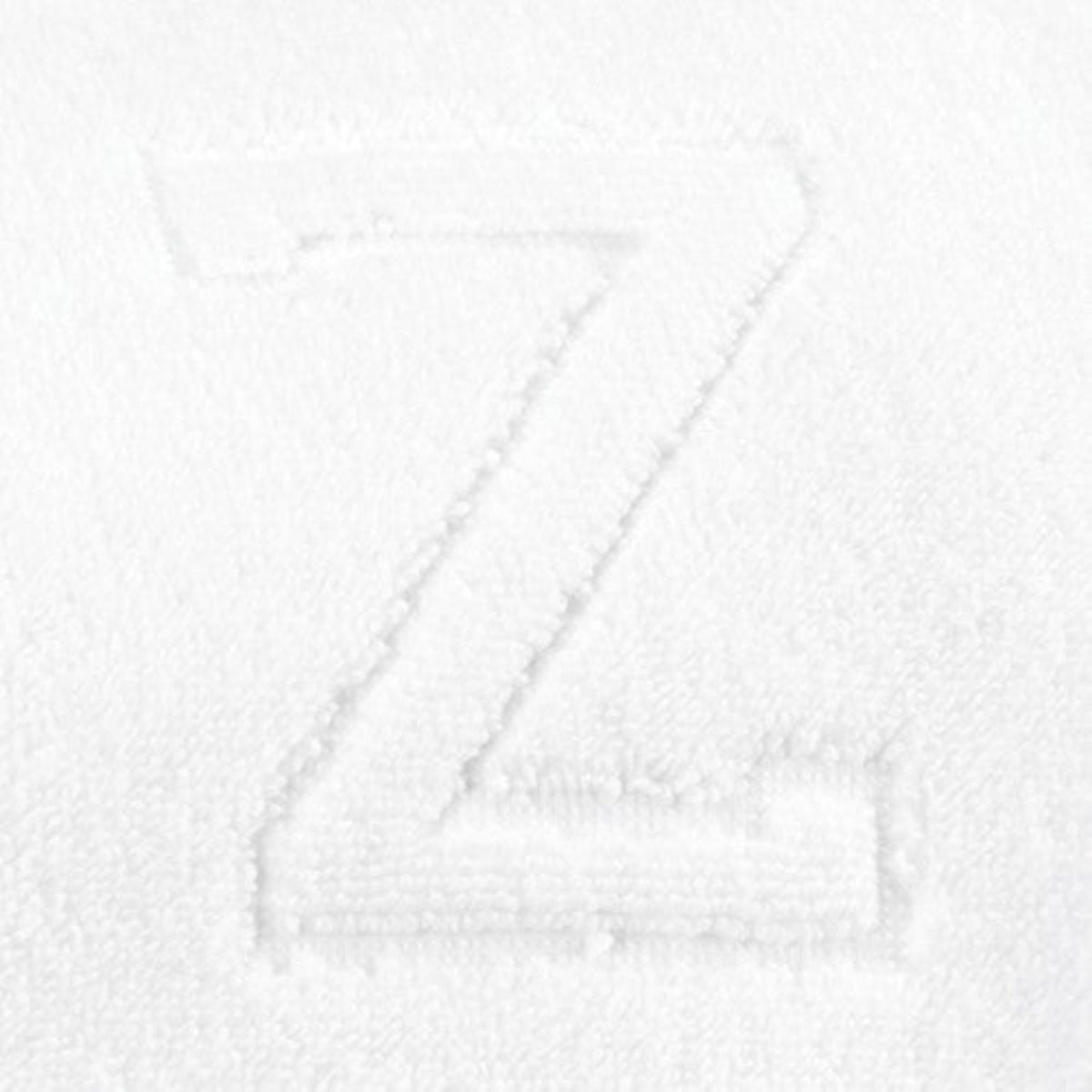 Swatch Sample of Letter Z Matouk Auberge Bath Towels