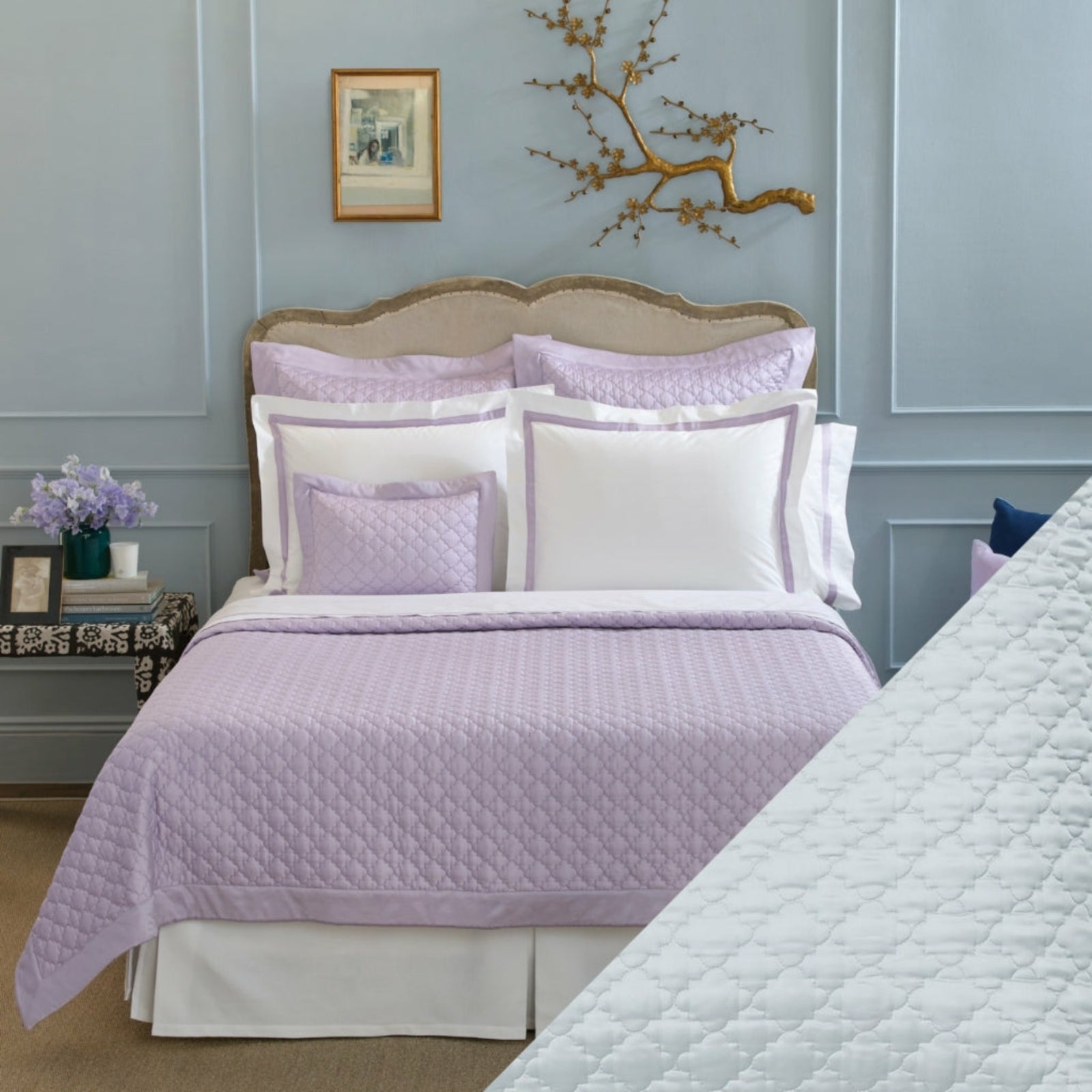 Matouk Ava Bedding Collection Pool Fine Linens