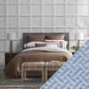Matouk Basketweave Bedding - Hazy Blue featured image