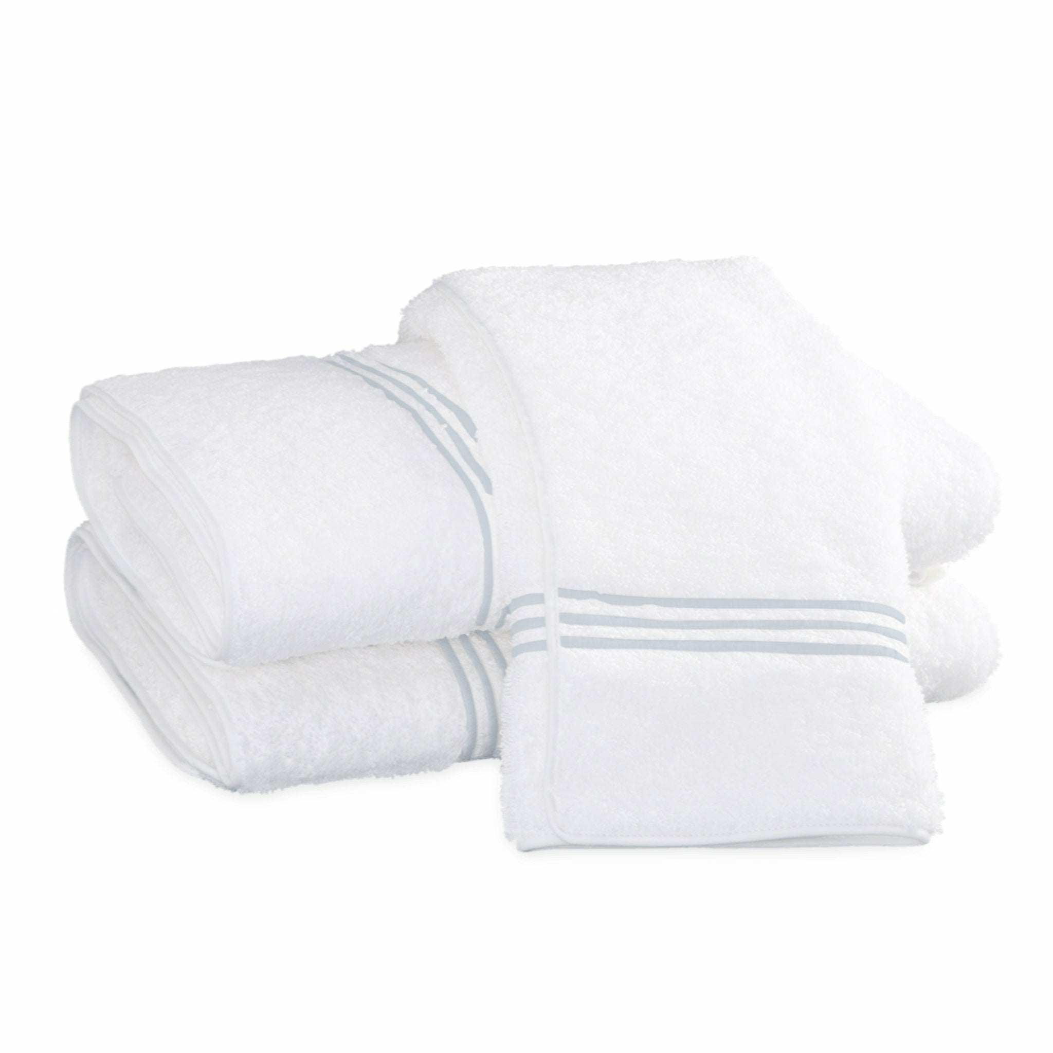 Matouk Bel Tempo Bath Towel - Blue