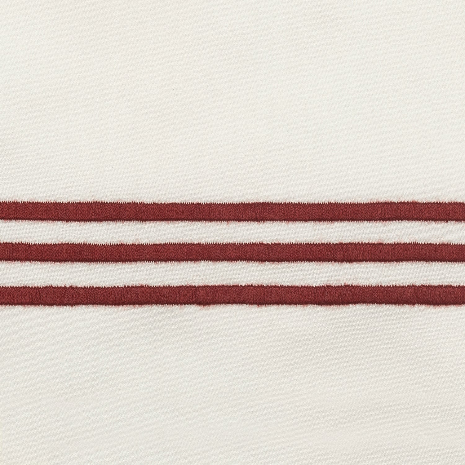 Matouk Bel Tempo Nocturne Bedding Ivory Red Fine Linens