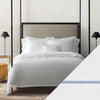 Matouk Bergamo Satin Stitch Bedding - Hazy Blue featured image