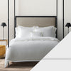 Matouk Bergamo Satin Stitch Bedding - Silver featured image