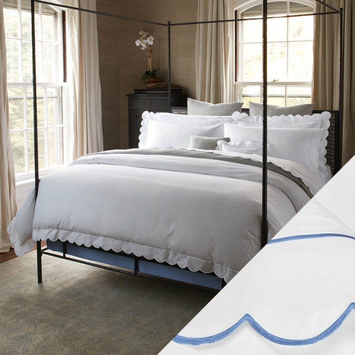 Matouk Butterfield Bedding Ocean Fine Linens