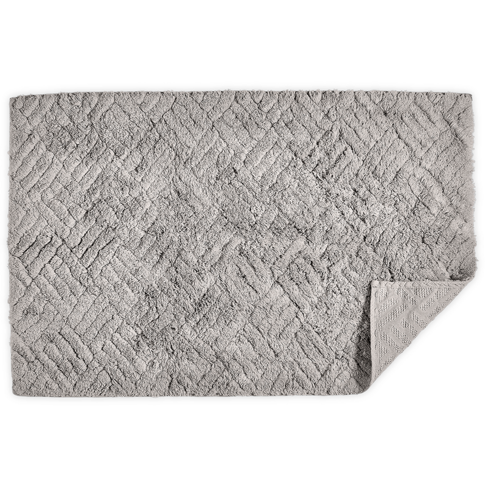 Silo Image of Matouk Cairo Bath Rugs in Pearl Color