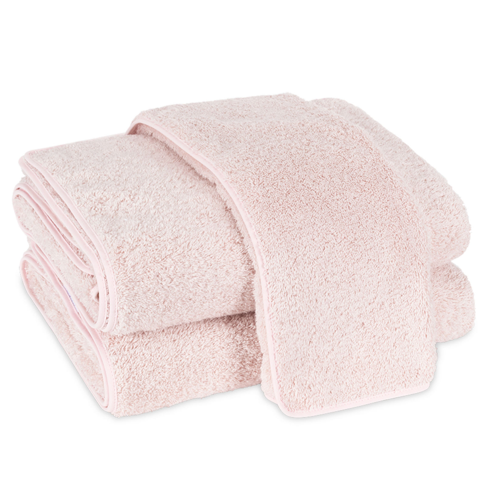 Silo Image of Matouk Cairo Bath Towels in Blush/Blush Color