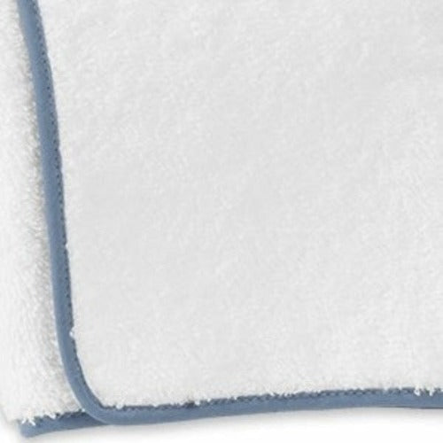 Matouk Cairo Towels White/Sea Fine Linens