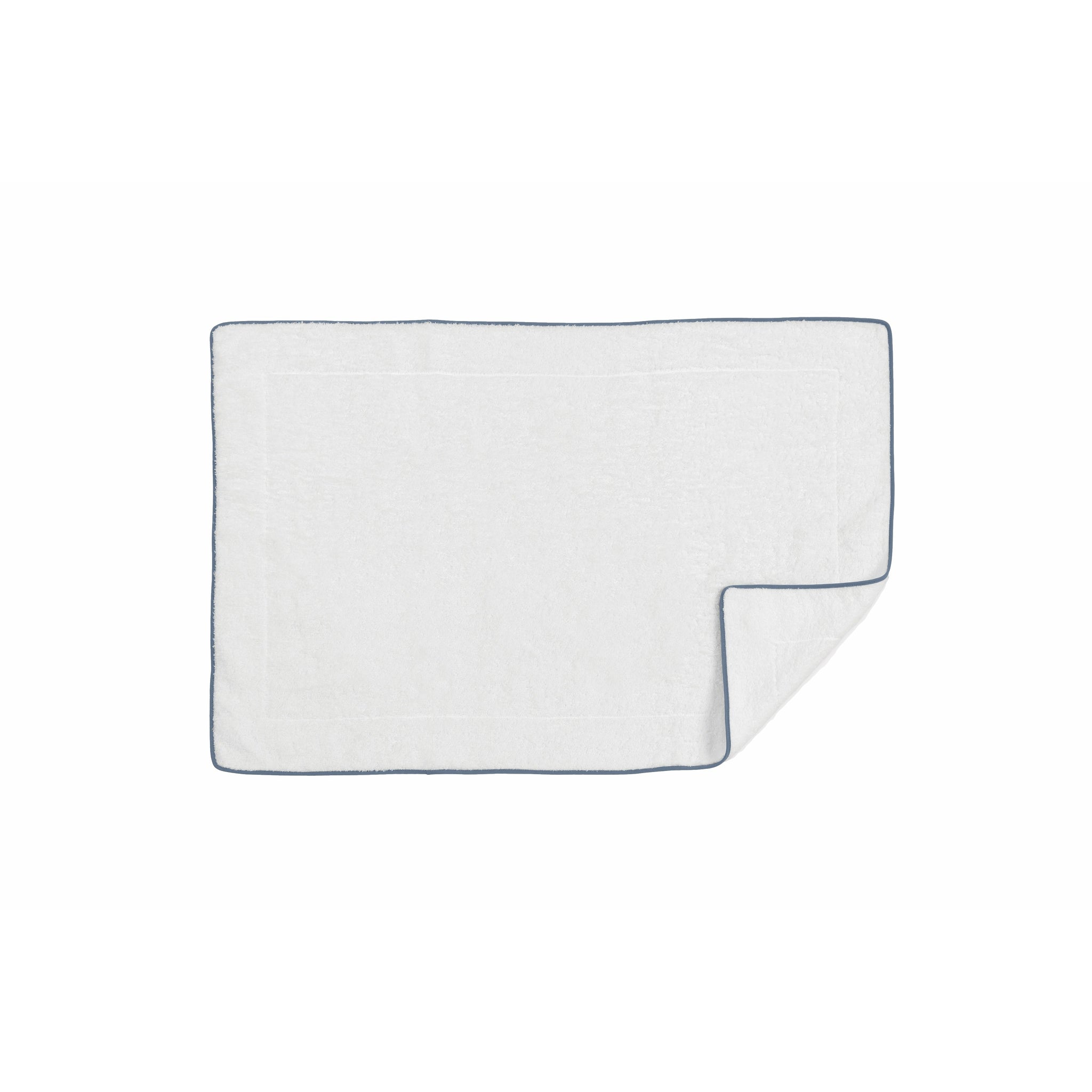 Matouk Cairo Bath Towels (White/Sea) | 5★ High End Bath Towels - FLandB.com