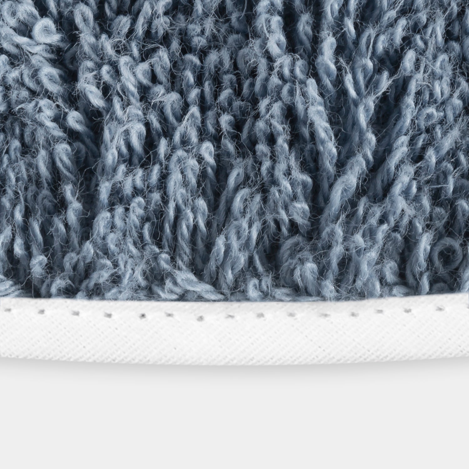 Matouk Cairo Wave Bath Towels Sea/White Fine Linens