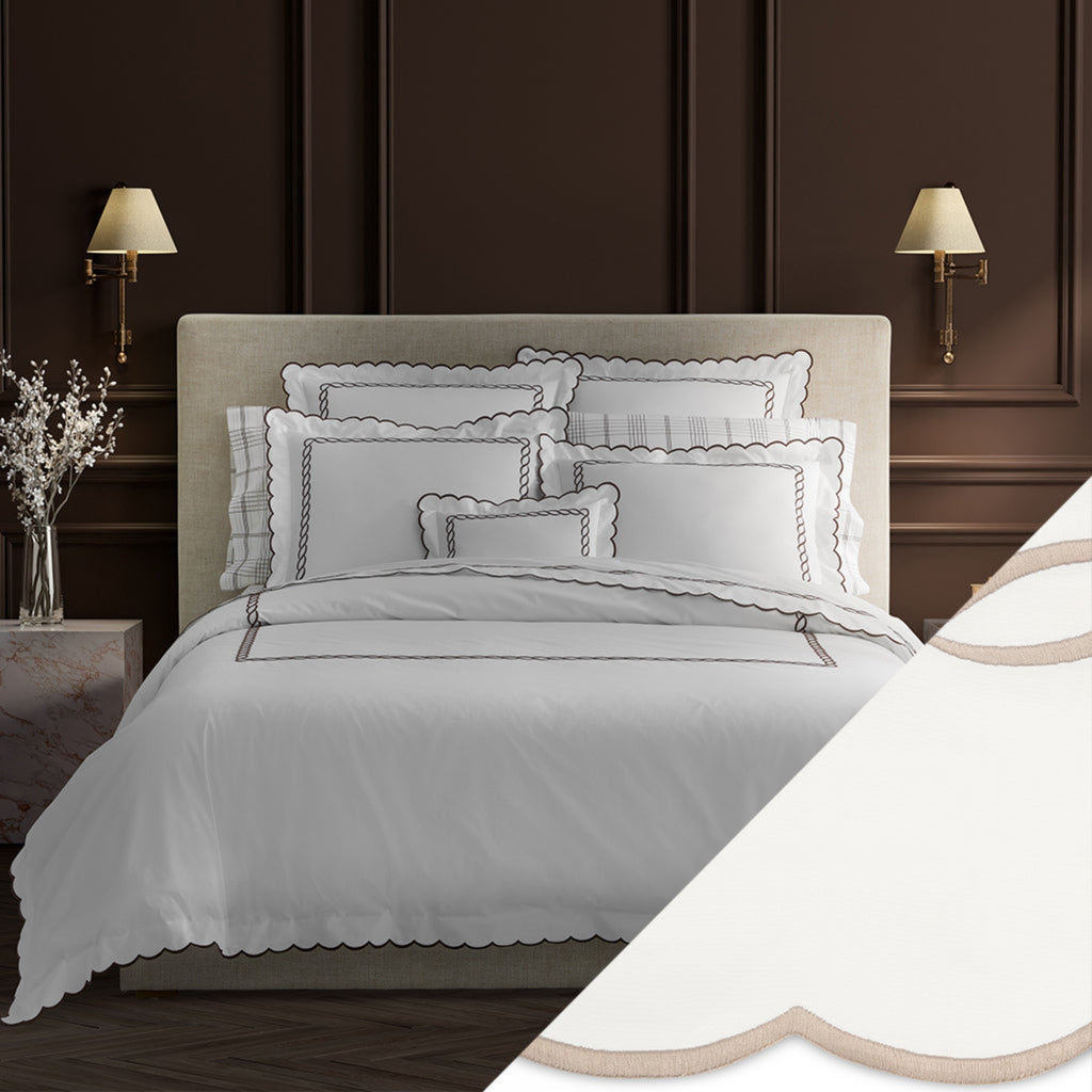 Scallop Edge  Matouk Luxury Linens