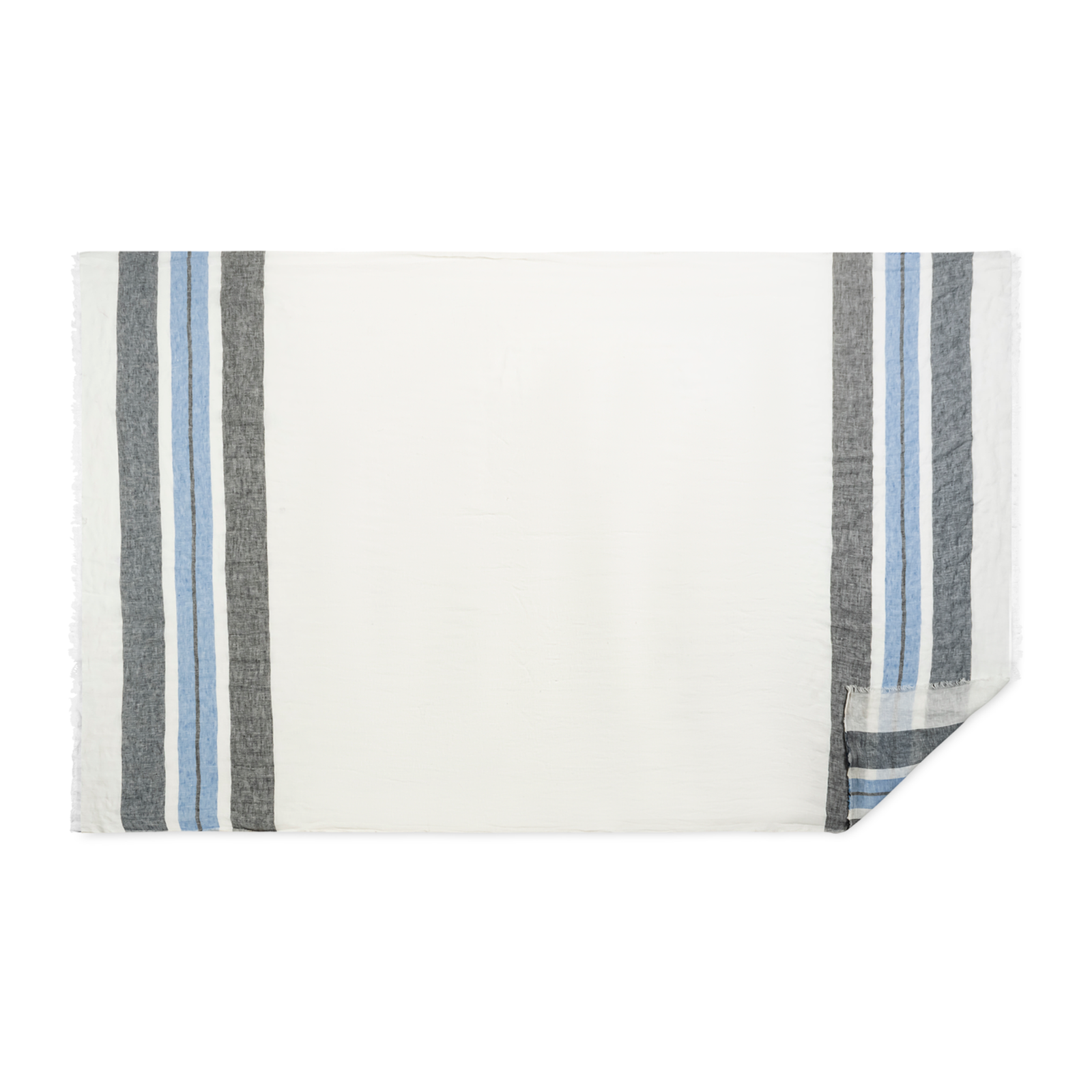 Santa Fe Blue Stripe Color Matouk Como 360 Throw