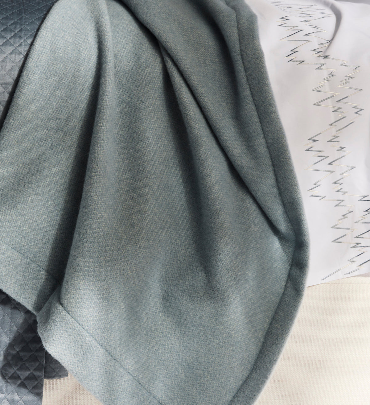 Matouk Cosmo Blanket Detail Fine Linens