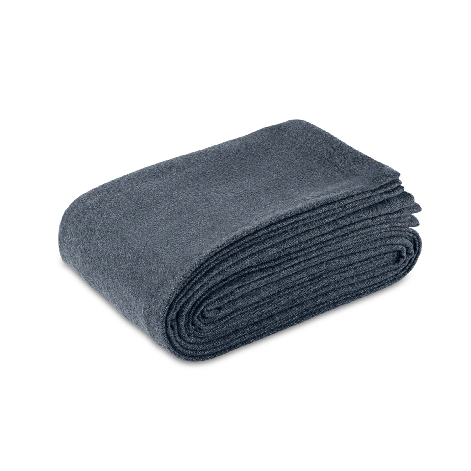 Matouk Cosmo Blanket Main Navy Fine Linens