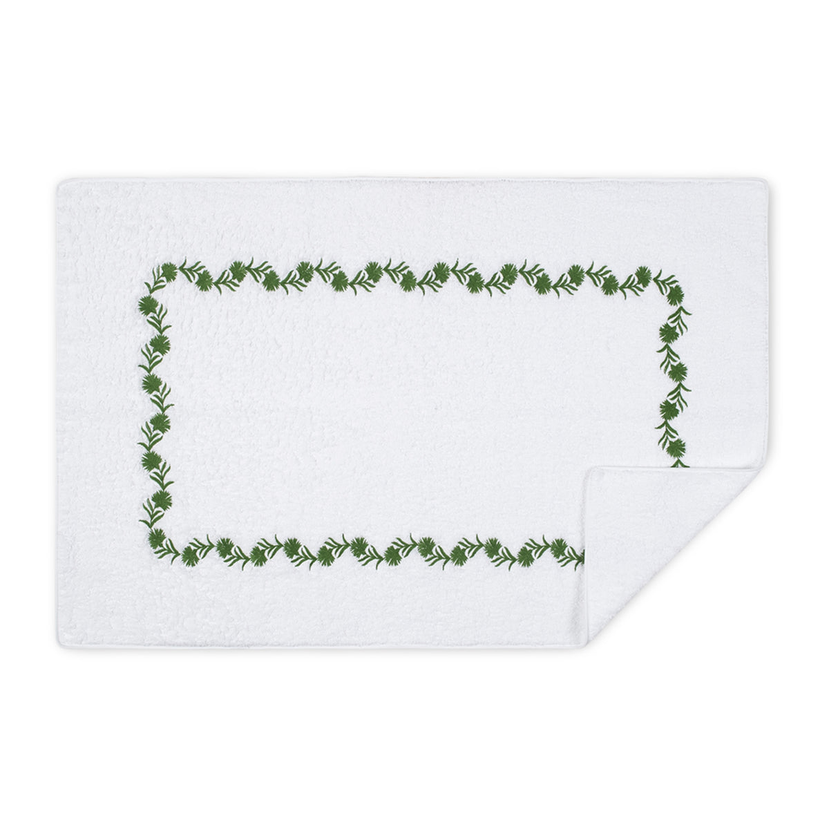 Matouk Daphne Bath Tub Mat Palm Fine Linen