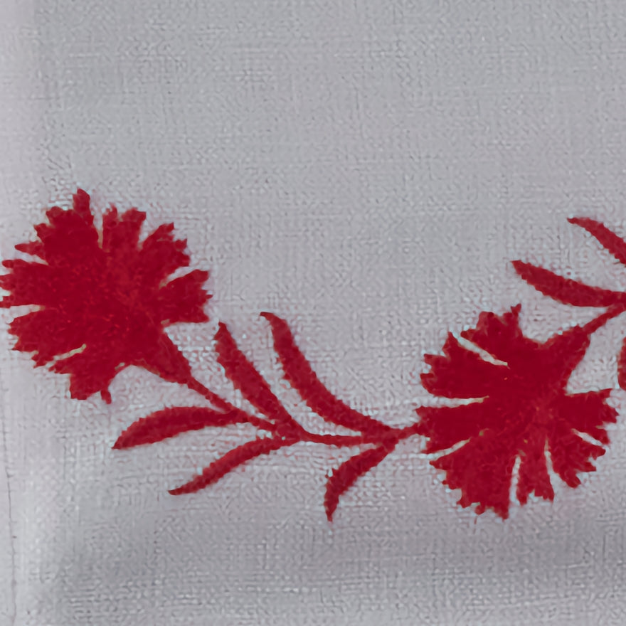 Matouk Daphne Tissue Box Cover - Berry