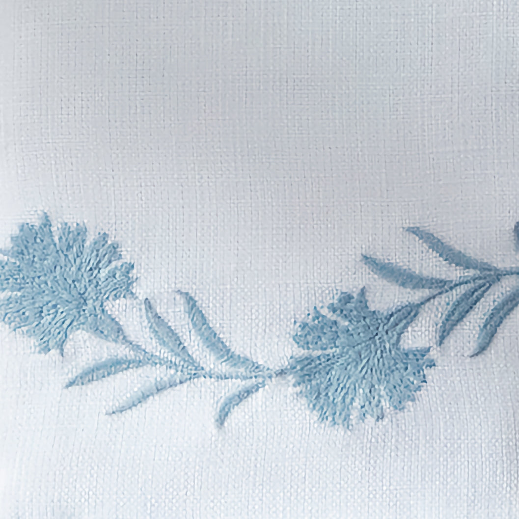 Matouk Daphne Tissue Box Cover - Hazy Blue