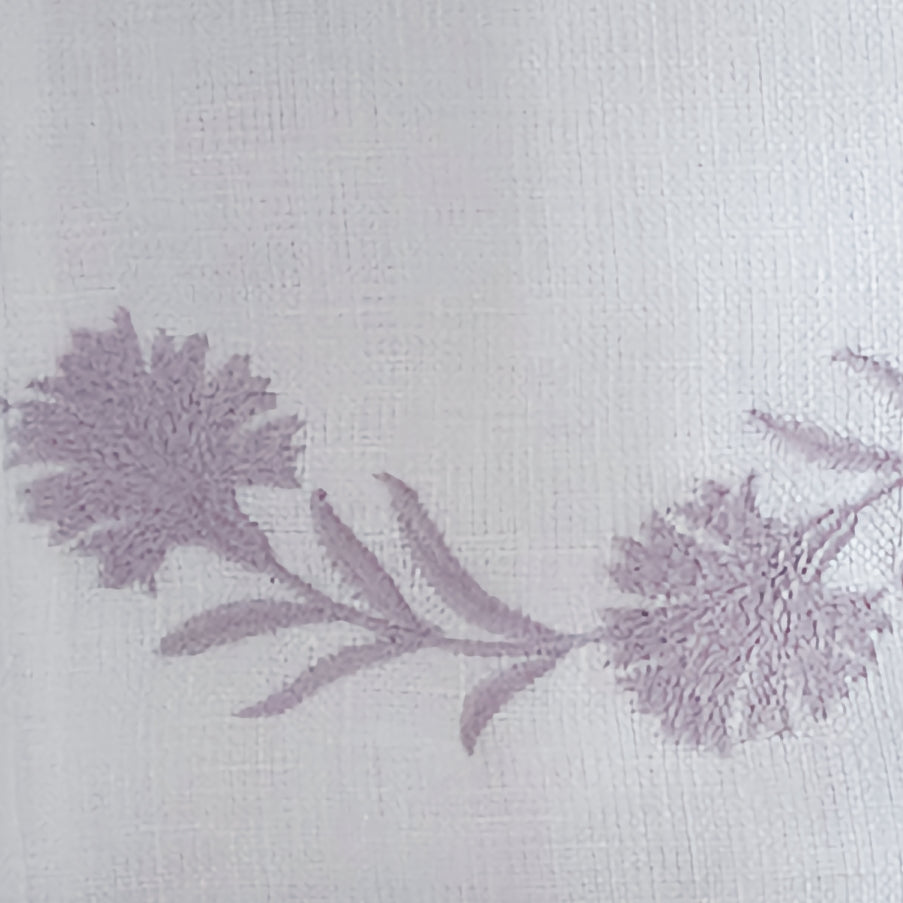 Matouk Daphne Tissue Box Cover Fine Linen Swatch - Lilac