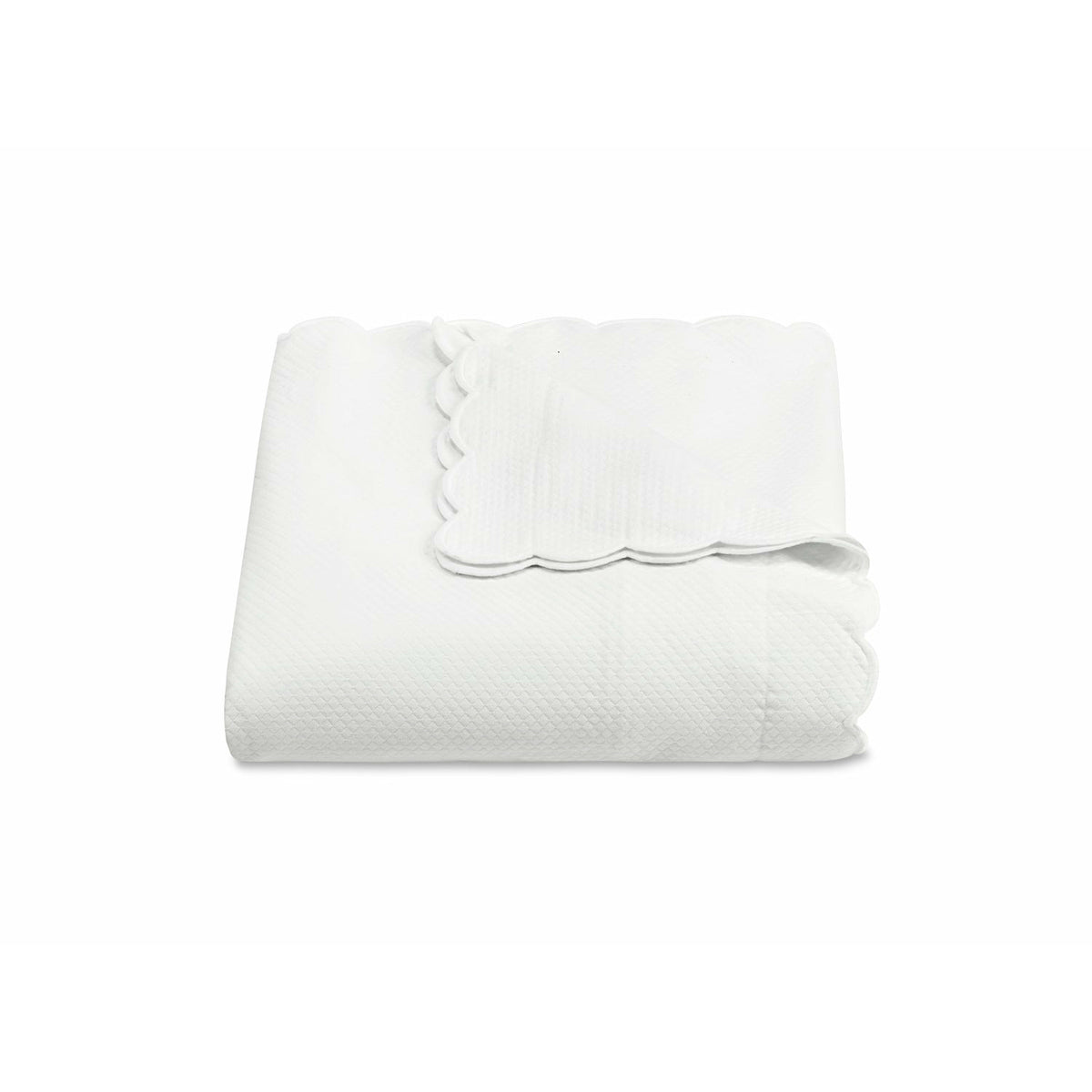 Matouk Diamond Pique Bedding Duvet Cover White Fine Linens