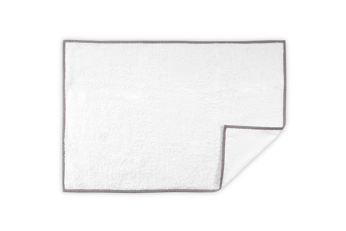 Matouk Enzo Bath Towels Bath Mat Grey Fine Linens