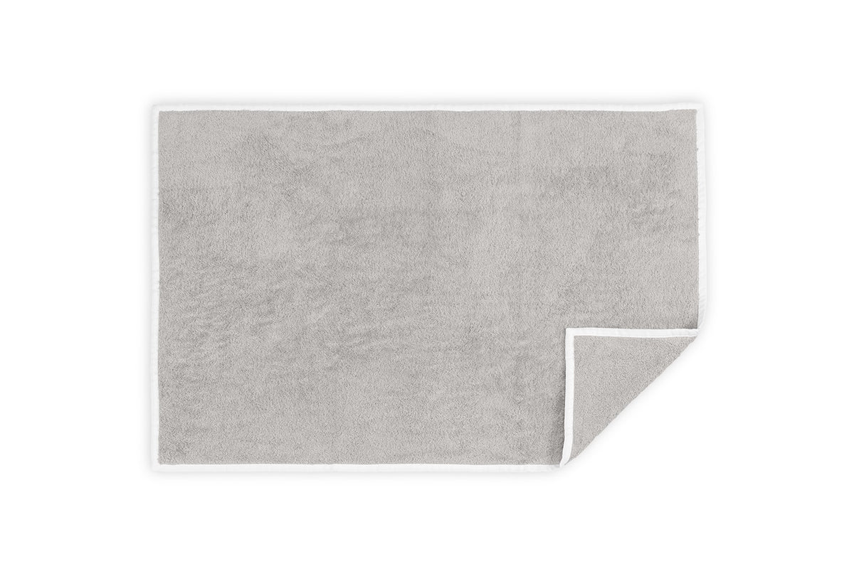 Matouk Enzo Bath Towels Bath Mat Pearl/White Fine Linens