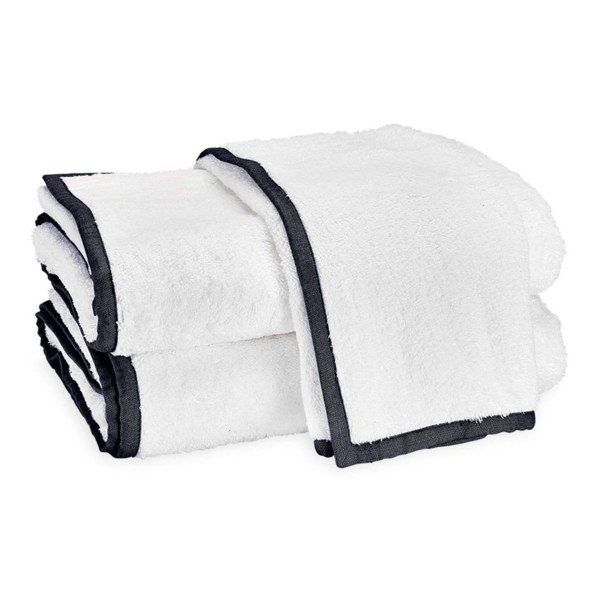 Matouk Enzo Bath Towels Ink Fine Linens