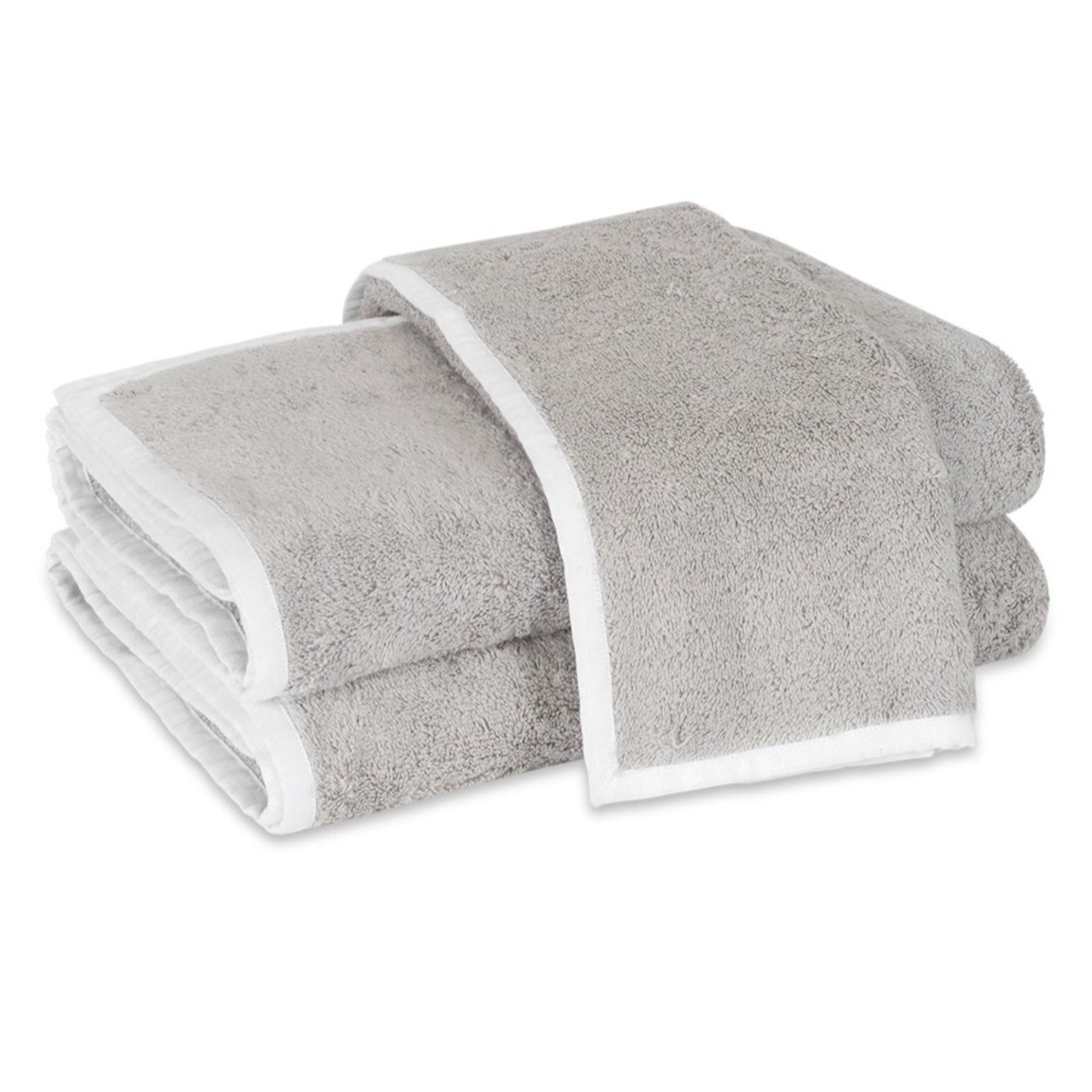 The White Company Luxury Egyptian Cotton Towel, Pearl Gray, Size: Face Cloth