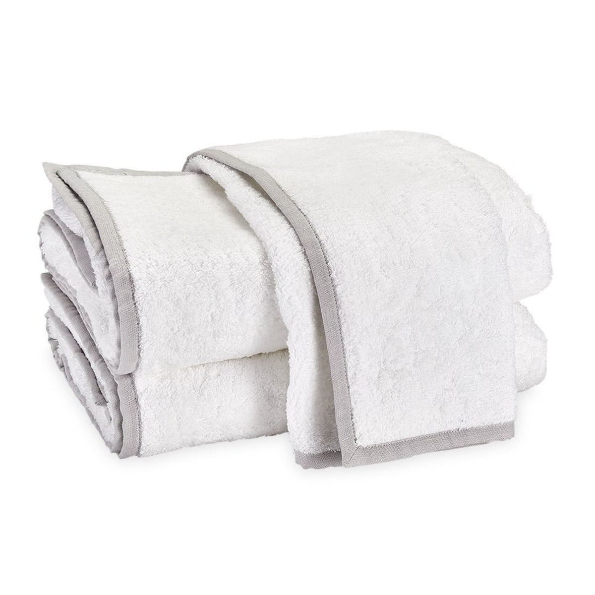 Matouk Enzo Bath Towels Quartz Fine Linens