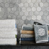 Matouk Enzo Bath Towels and Mats - Pool/White featured image