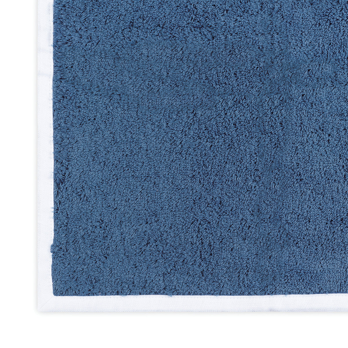 Matouk Enzo Bath Towels Swatch Sea/White Fine Linens