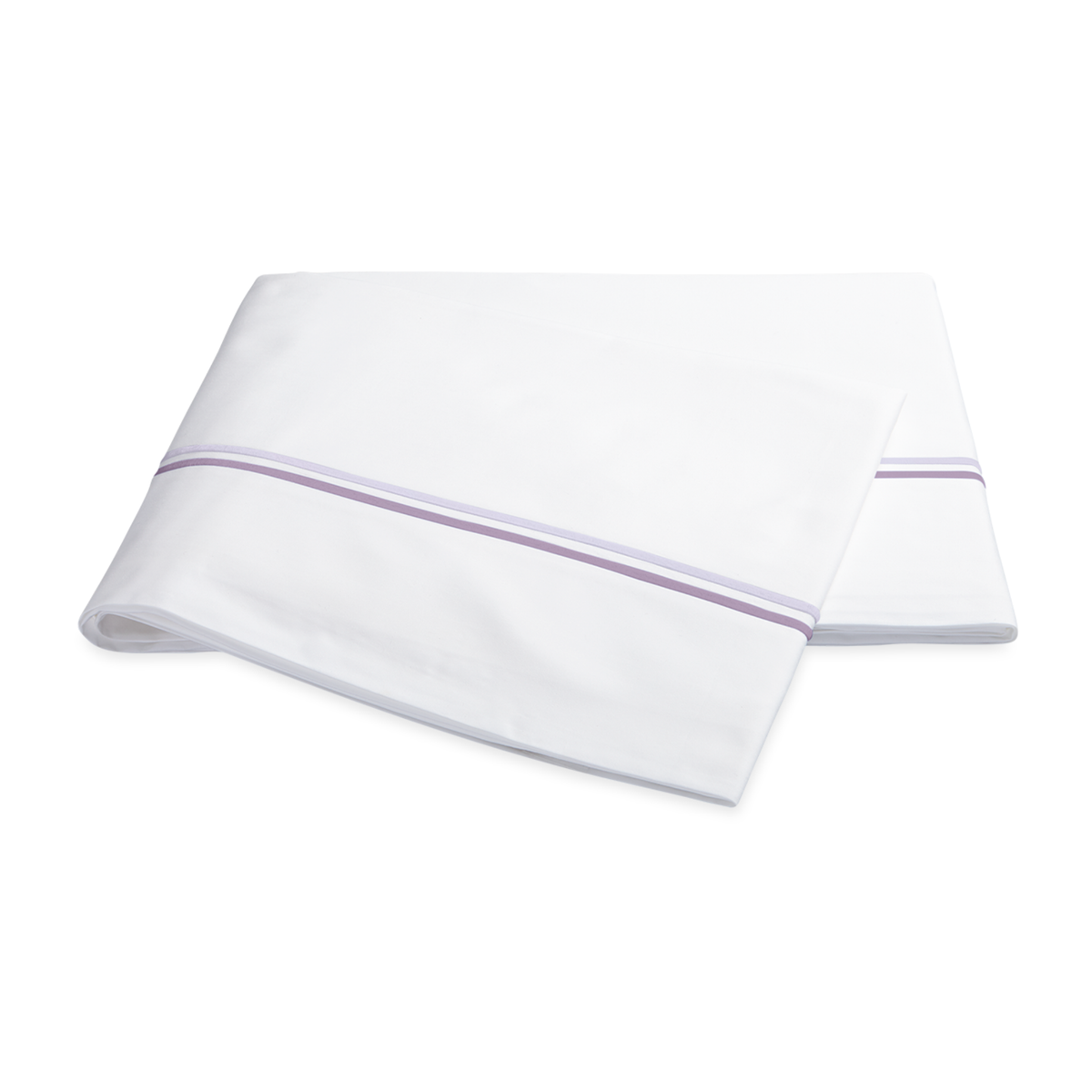 Flat Sheets in Lilac Color Matouk Essex Bedding Collection