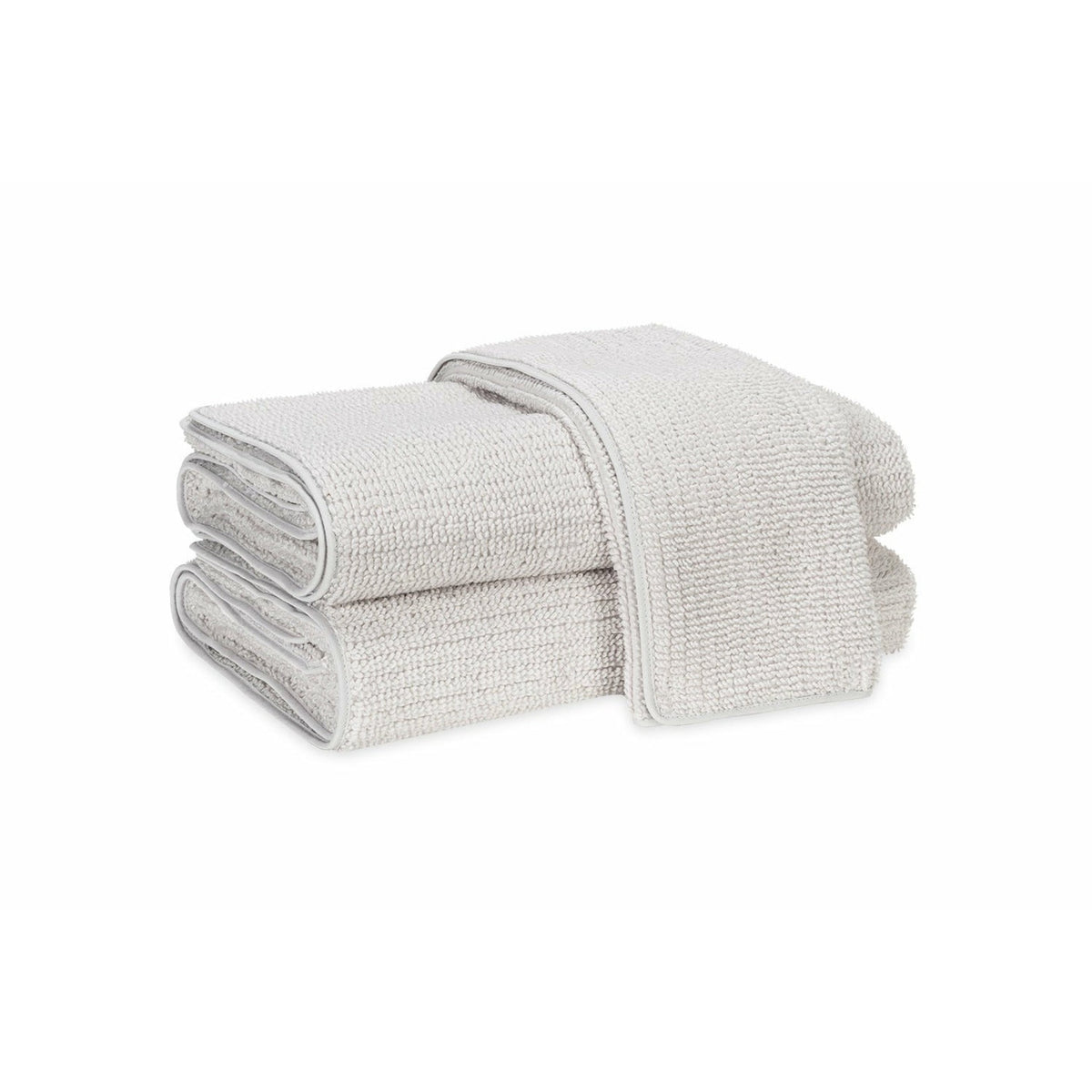 Matouk Francisco Towels and Rugs Towels Silver Fine Linens