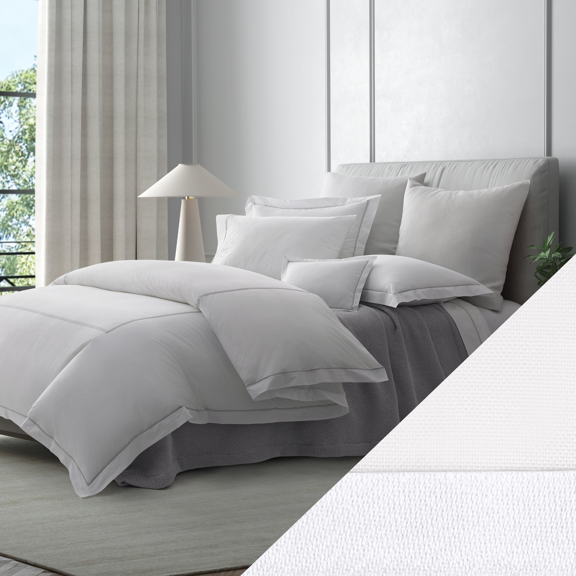 Matouk Gatsby Bedding Collection Main Bone Fine Linens