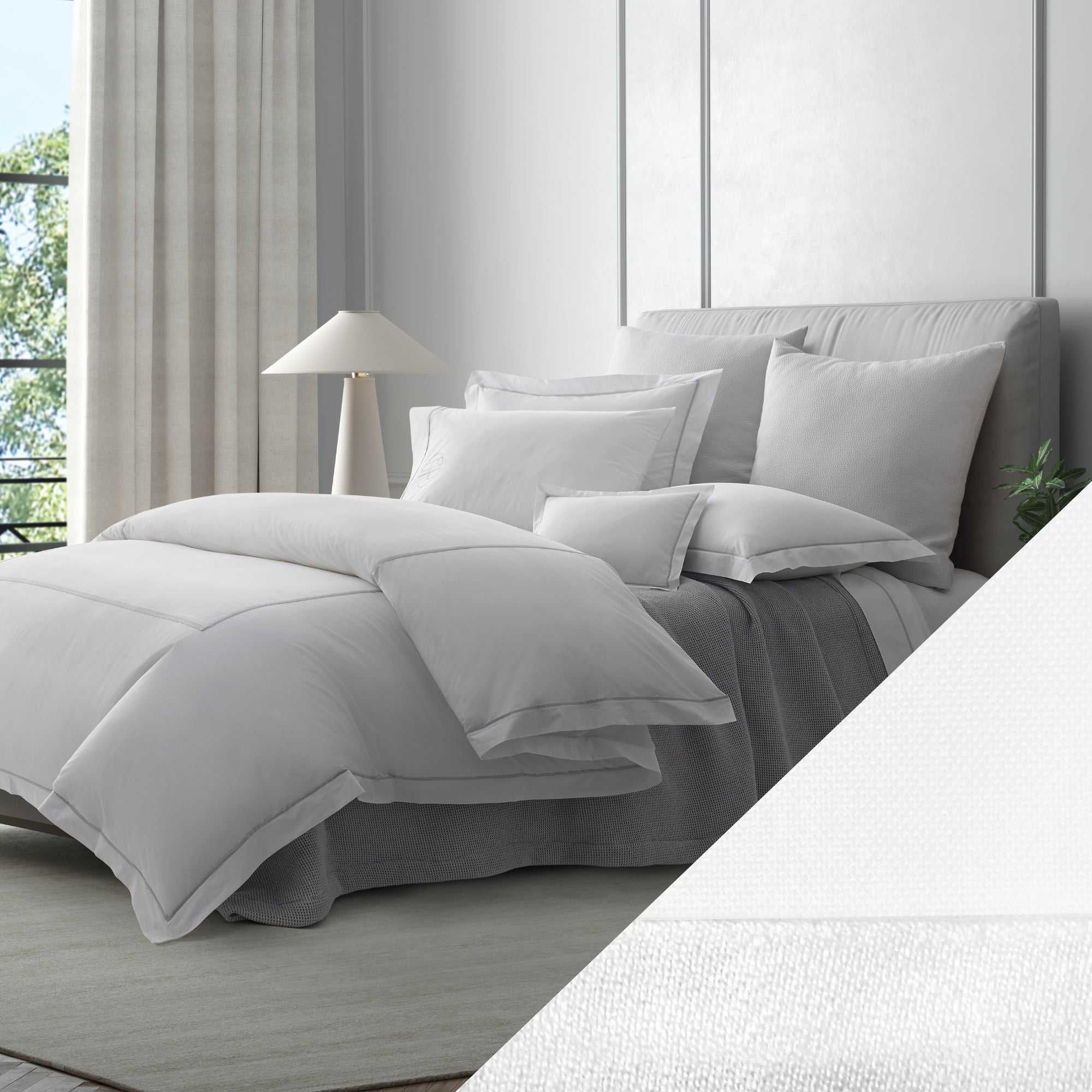 Matouk Gatsby Bedding Collection White Fine Linens