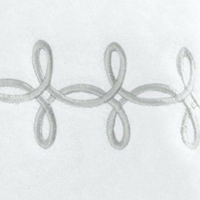 Matouk Gordian Knot Bath Towels Silver Fine Linens