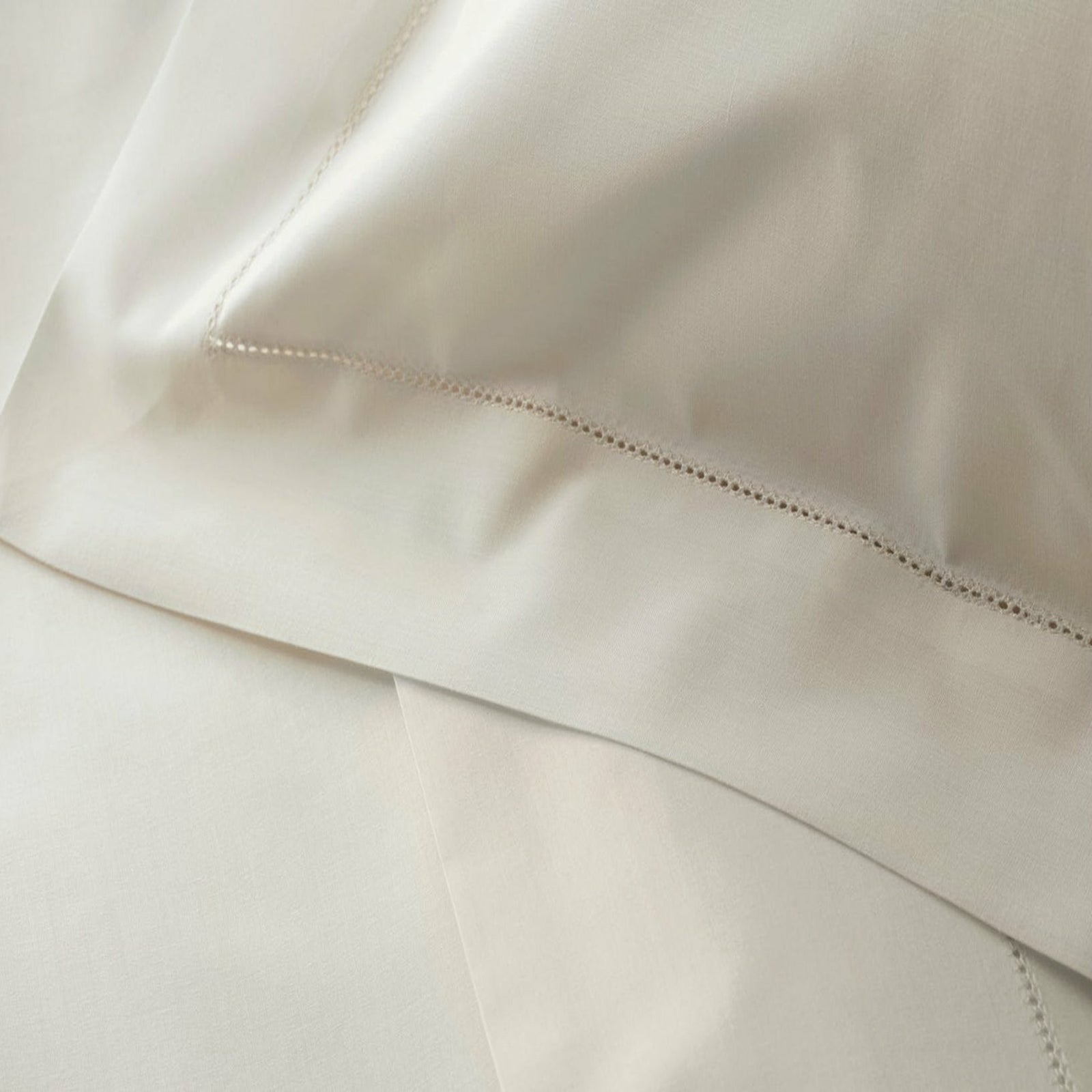 Matouk Positano Easy Care Bedding Main Ivory Fine Linens