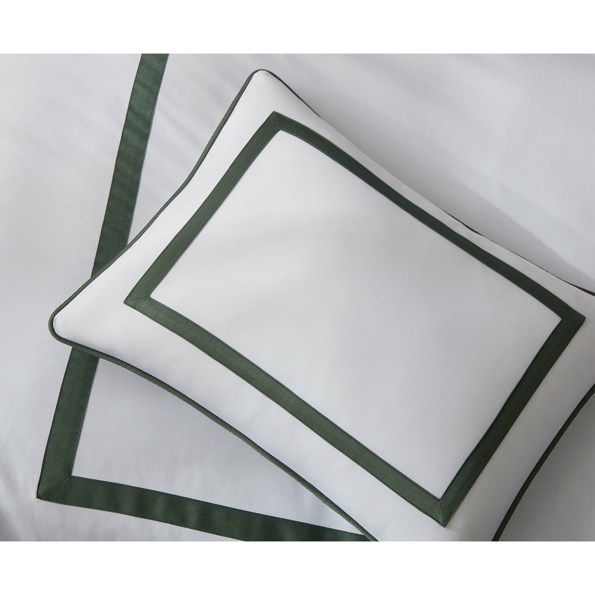 Matouk Louise Bedding Collection Sham Detail Green Fine Linens