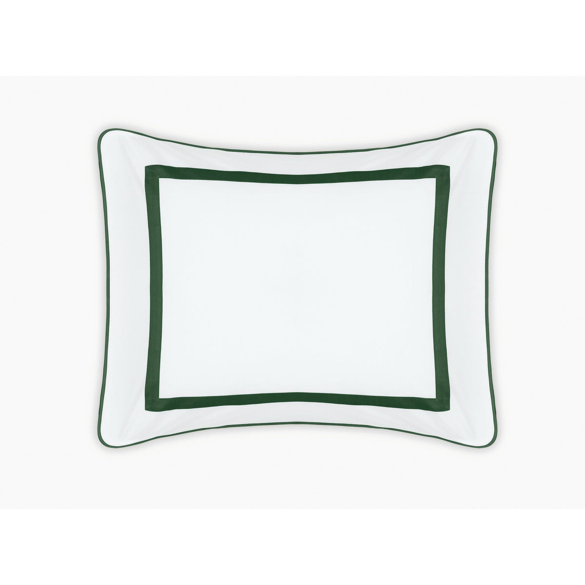 Matouk Louise Bedding Collection Standard Sham Green Fine Linens