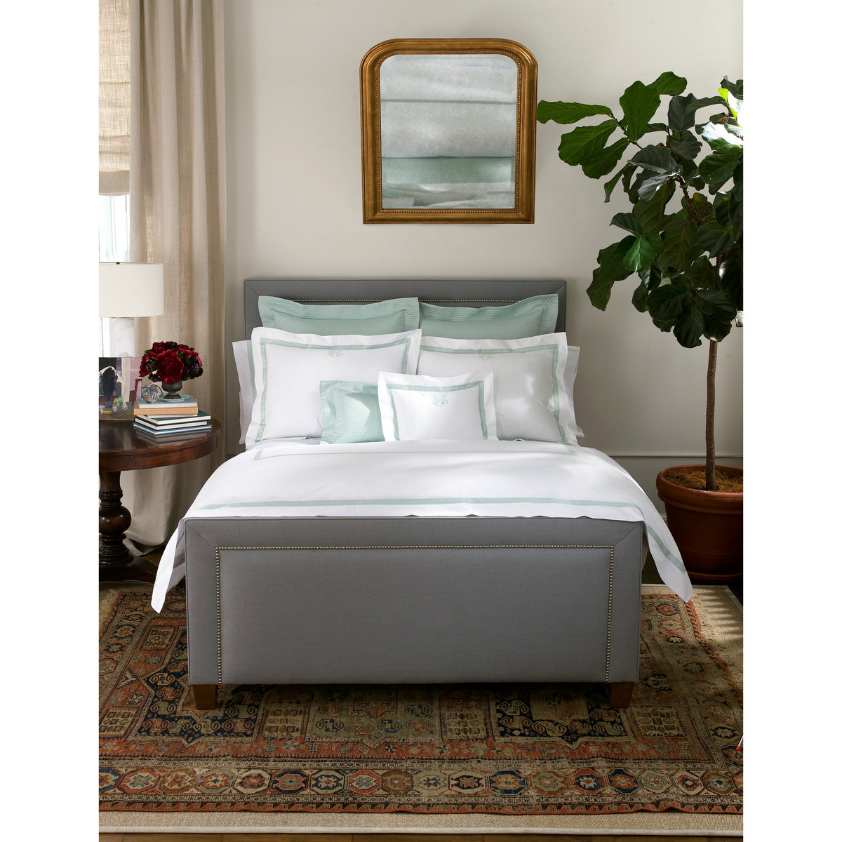 Matouk Lowell Bedding Collection Lifestyle Fine Linens